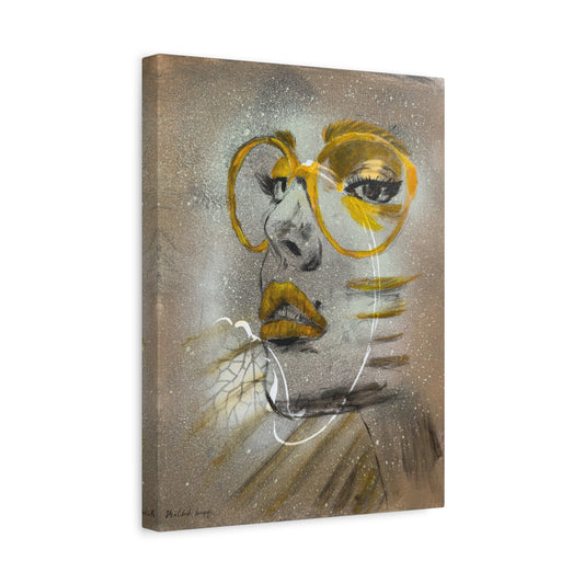 "Brimming in Citrine" - Giclée Print Canvas