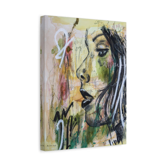 "Whisper in Amber" - Giclée Print Canvas